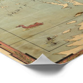 メルカトル世界地図 ポスター (角)