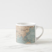 メルカトル図法の世界の地図 エスプレッソカップ (右)