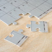 メルカトル図法の世界の地図 ジグソーパズル (側面)