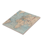 メルカトル図法の世界の地図 タイル (側面)