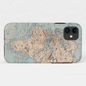 メルカトル図法の世界の地図 Case-Mate iPhoneケース (裏面(横))