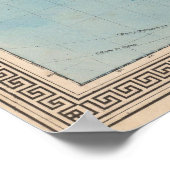 メルカトル図法の世界地図 ポスター (角)