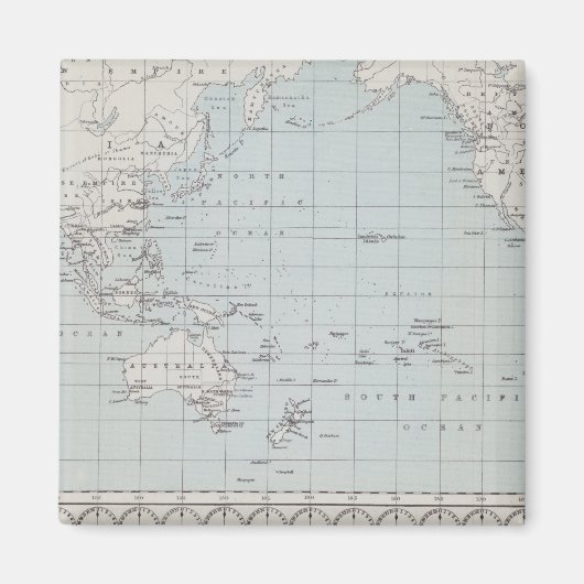 メルカトル図法の世界地図 マグネット (正面)