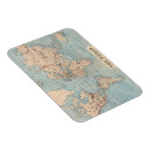 メルカトル図法の世界地図 マグネット (右側)