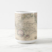 メルカトル図法の世界 コーヒーマグカップ (中央)