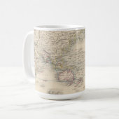 メルカトル図法の世界 コーヒーマグカップ (正面左)