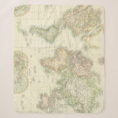 メルカトル図法の世界 シェルパブランケット (正面)