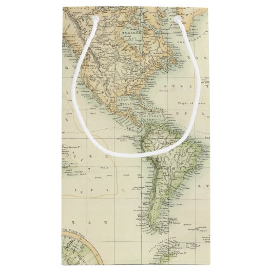 メルカトル図法の世界 スモールペーパーバッグ (裏面)