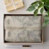 メルカトル図法の世界 薄葉紙 (ギフト)