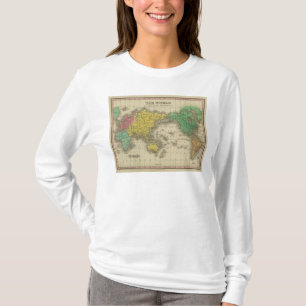 メルカトル図法の世界 Tシャツ