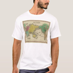 メルカトル図法の世界 Tシャツ
