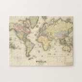メルカトル図法| 1840年の世界 ジグソーパズル (横)
