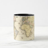 メルカトル図法| 1840年の世界 マグカップ (中央)