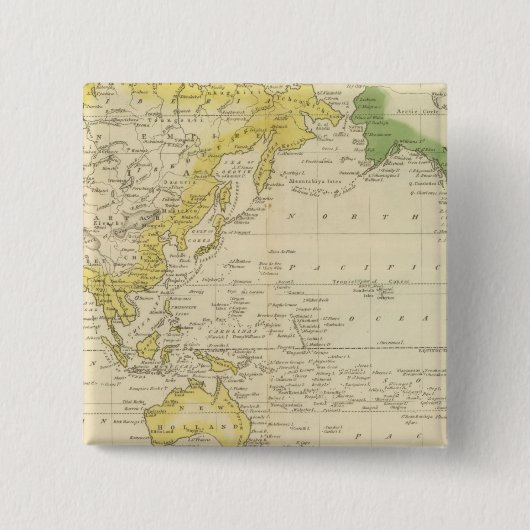 メルカトル図2 缶バッジ (正面)