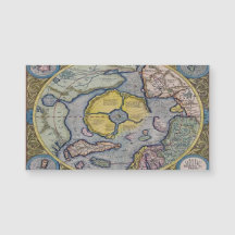 メルカトル地図の磁気カード