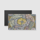 メルカトル地図の磁気カード (正面/裏面)