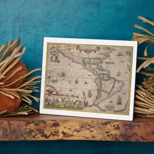 メルカトル・パブのアメリカの地図。作成者 フォトプラーク (側面)