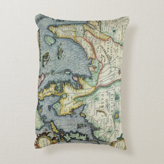 メルカトル / ホンディウスによる東南アジアの古地図 アクセントクッション (裏面(縦))