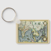 メルカトル / ホンディウスによる東南アジアの古地図 キーホルダー (裏面)
