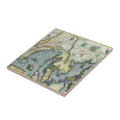 メルカトル / ホンディウスによる東南アジアの古地図 タイル (側面)