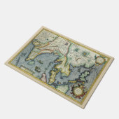メルカトル / ホンディウスによる東南アジアの古地図 ドアマット (アングル)