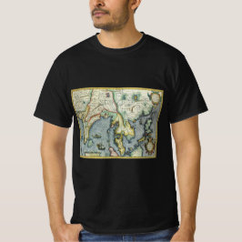 メルカトル / ホンディウスによる東南アジアの古地図 Tシャツ