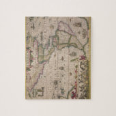 メルカトル「地図書」からのアメリカの地図、パブ。 によって ジグソーパズル (縦)