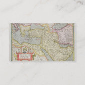 メルカトル「Atlaからのトルコ帝国の地図、 名刺 (裏面)