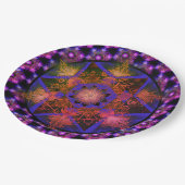 メルカバ曼荼羅模様 ペーパープレート (アングル)