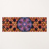 メルカバ曼荼羅模様 ヨガマット (正面(横))