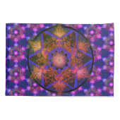 メルカバ曼荼羅模様 枕カバー (裏面)