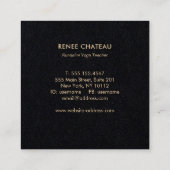 メルカバ聖幾何学シンボル スクエア名刺 (裏面)