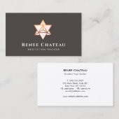 メルカバ聖幾何学シンボル 名刺 (正面/裏面)