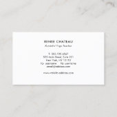 メルカバ聖幾何学シンボル 名刺 (裏面)