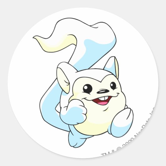 メルカホワイト ラウンドシール (正面)