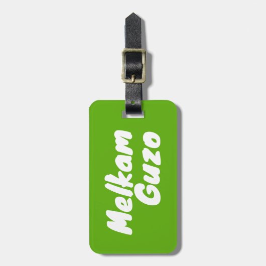 メルカムグゾエチオピアントラベルウィッシュ ラゲッジタグ (正面縦)