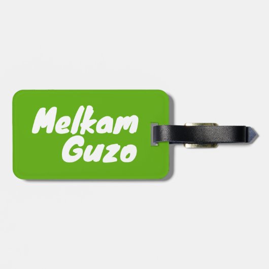 メルカムグゾエチオピアントラベルウィッシュ ラゲッジタグ (裏面横)