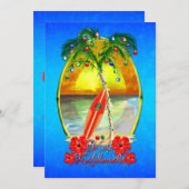 メルカリキマカイハワイアンビーチクリスマス シーズンカード (正面/裏面)
