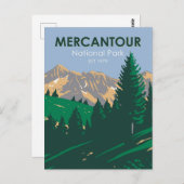 メルカンツアーナショナルパークフランス ポストカード (正面/裏面)
