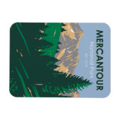 メルカンツアーナショナルパークフランス マグネット (横)