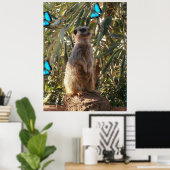 メルカートと青い蝶 ポスター (ホームオフィス)