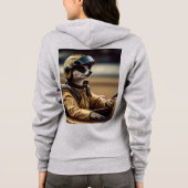 メルカートプロフェッショナルレーシングカーのドライバー パーカ (裏面)