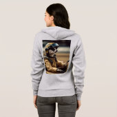 メルカートプロフェッショナルレーシングカーのドライバー パーカ (裏面フル)