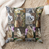 メルカート写真コラージュ、大スロークッション。 クッション (ブランケット)