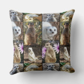 メルカート写真コラージュ、大スロークッション。 クッション (裏面)