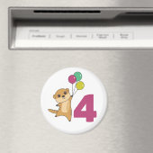 メルカート第4誕生日バルーン子供マグネット マグネット (インサイチュ (食洗機))