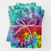 メルカート絞り染め、ギフト包装シート、 ラッピングペーパーシート (インサイチュ)