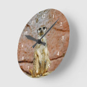 メルカート野生生物写真 ラウンド壁時計 (傾斜)