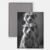 メルカート野生生物威厳のある自然壁紙 マグネット (正面/裏面)