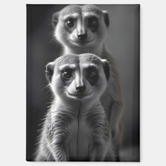 メルカート野生生物威厳のある自然壁紙 マグネット (正面)